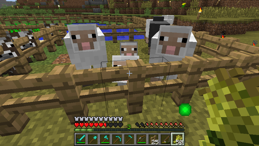 Minecraft owca rozmnożona